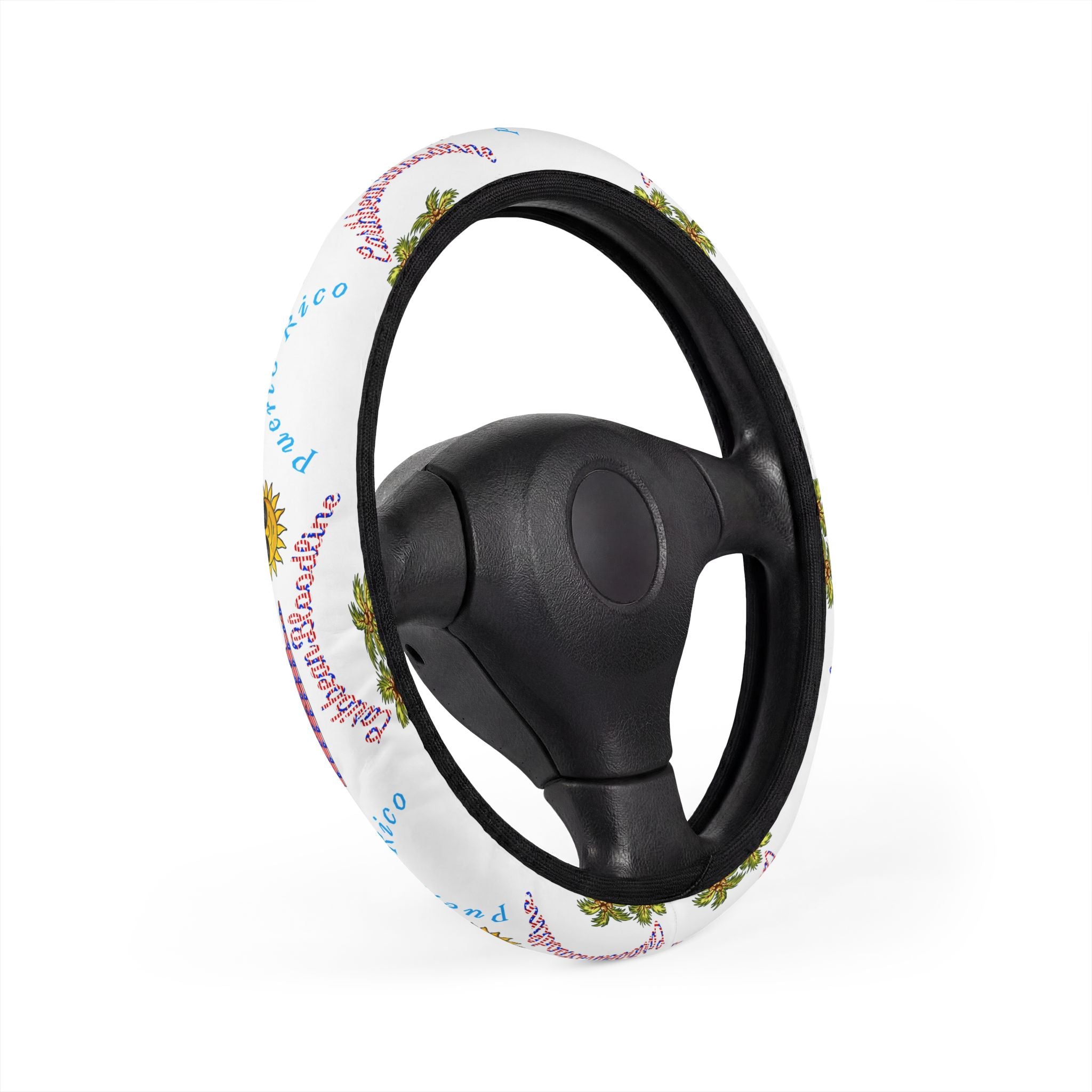 Puerto Rico Steering Wheel Cover