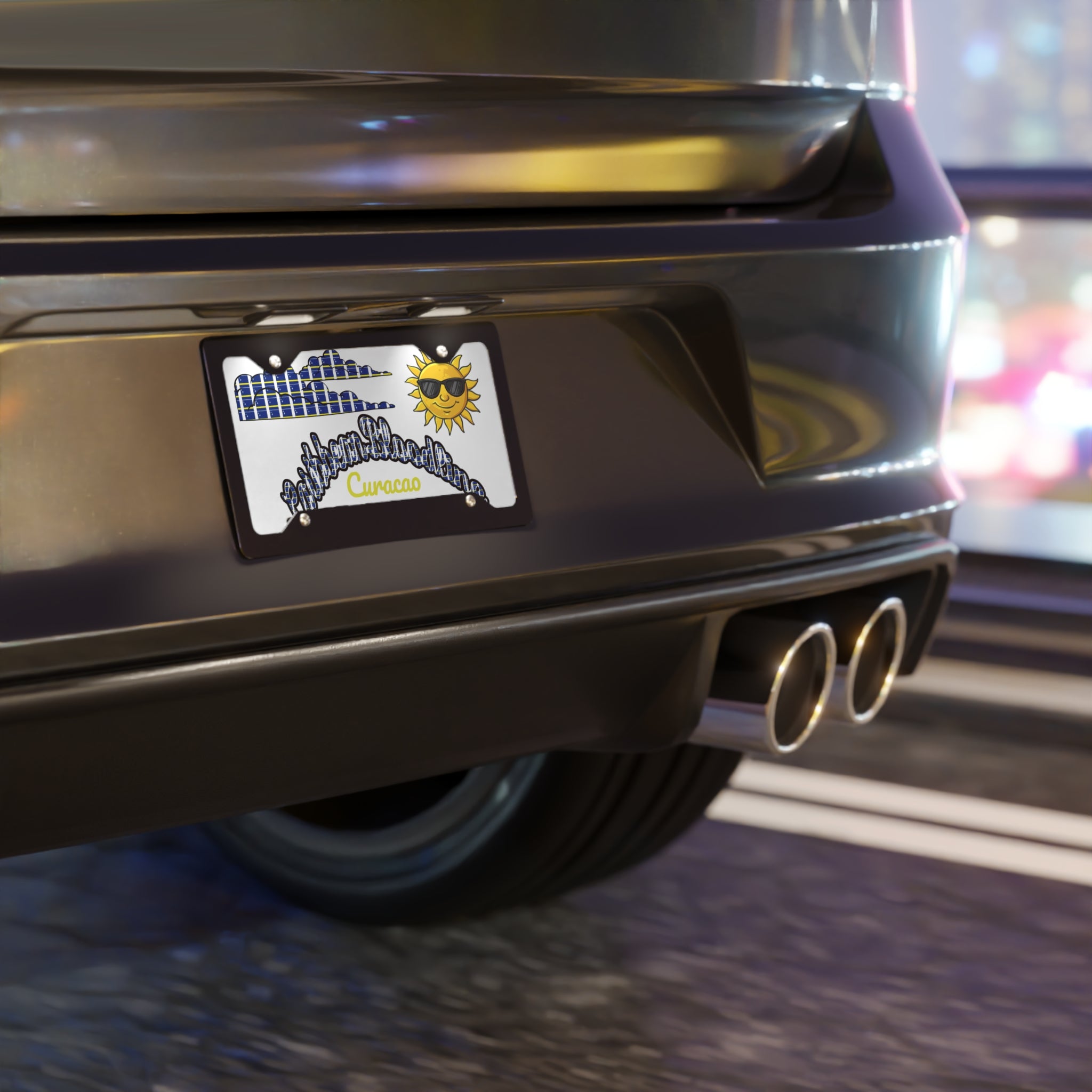 Curacao Vanity License Plate