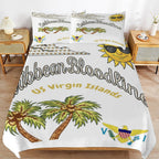 3-Piece Bedding Set-86"×70"/ 218×177cm (Dual-sideded Printing)