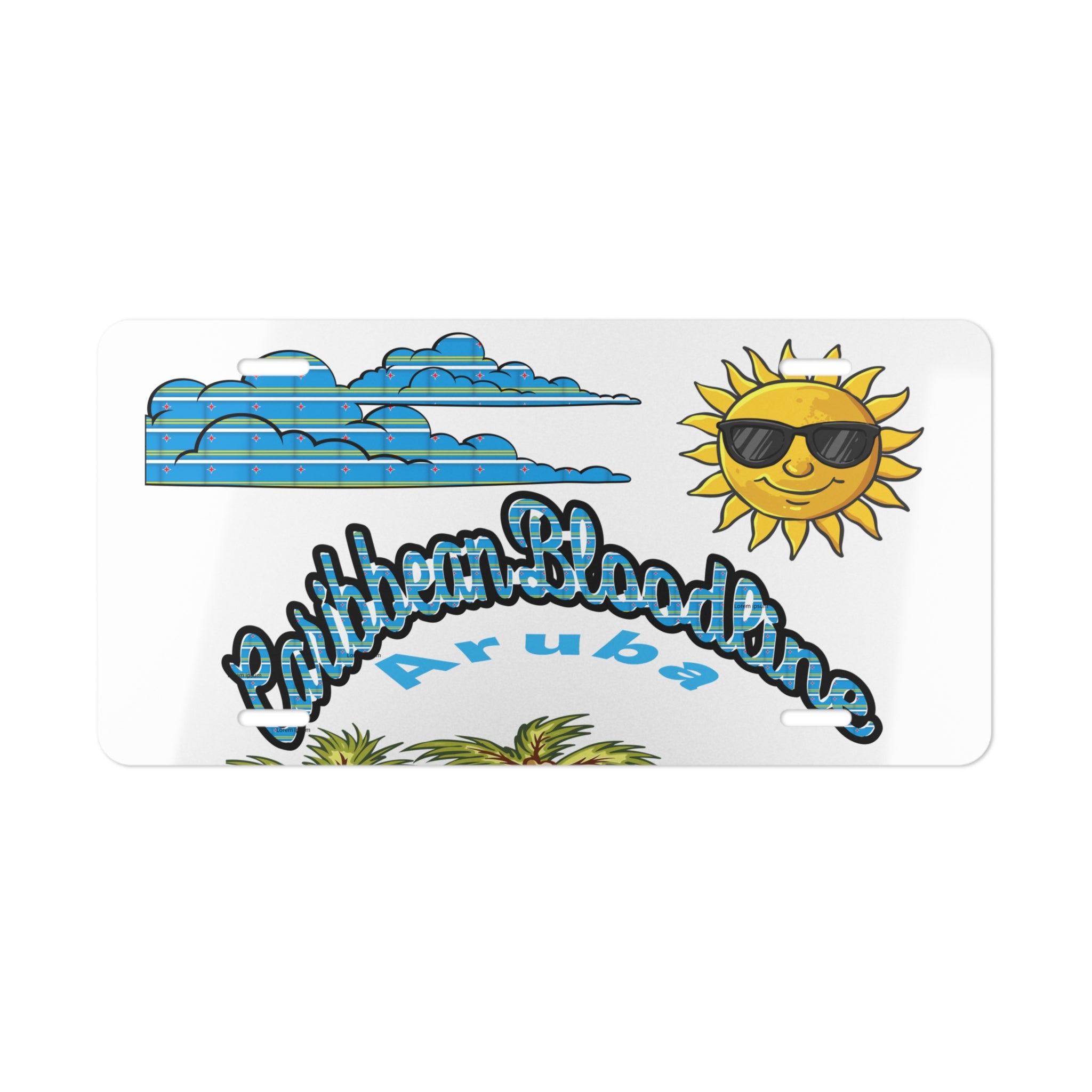 Aruba Vanity License Plate
