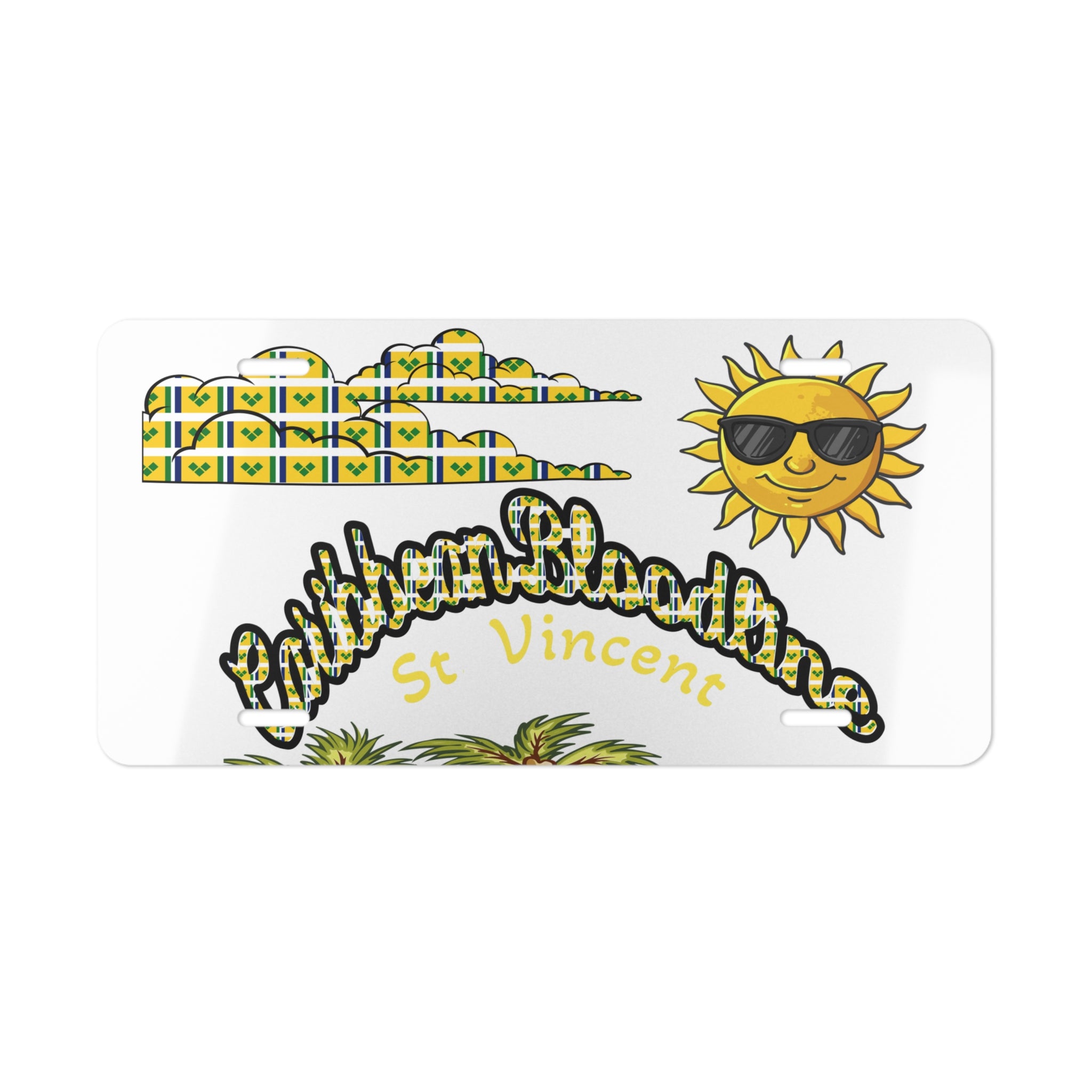 St. Vincent Vanity License Plate
