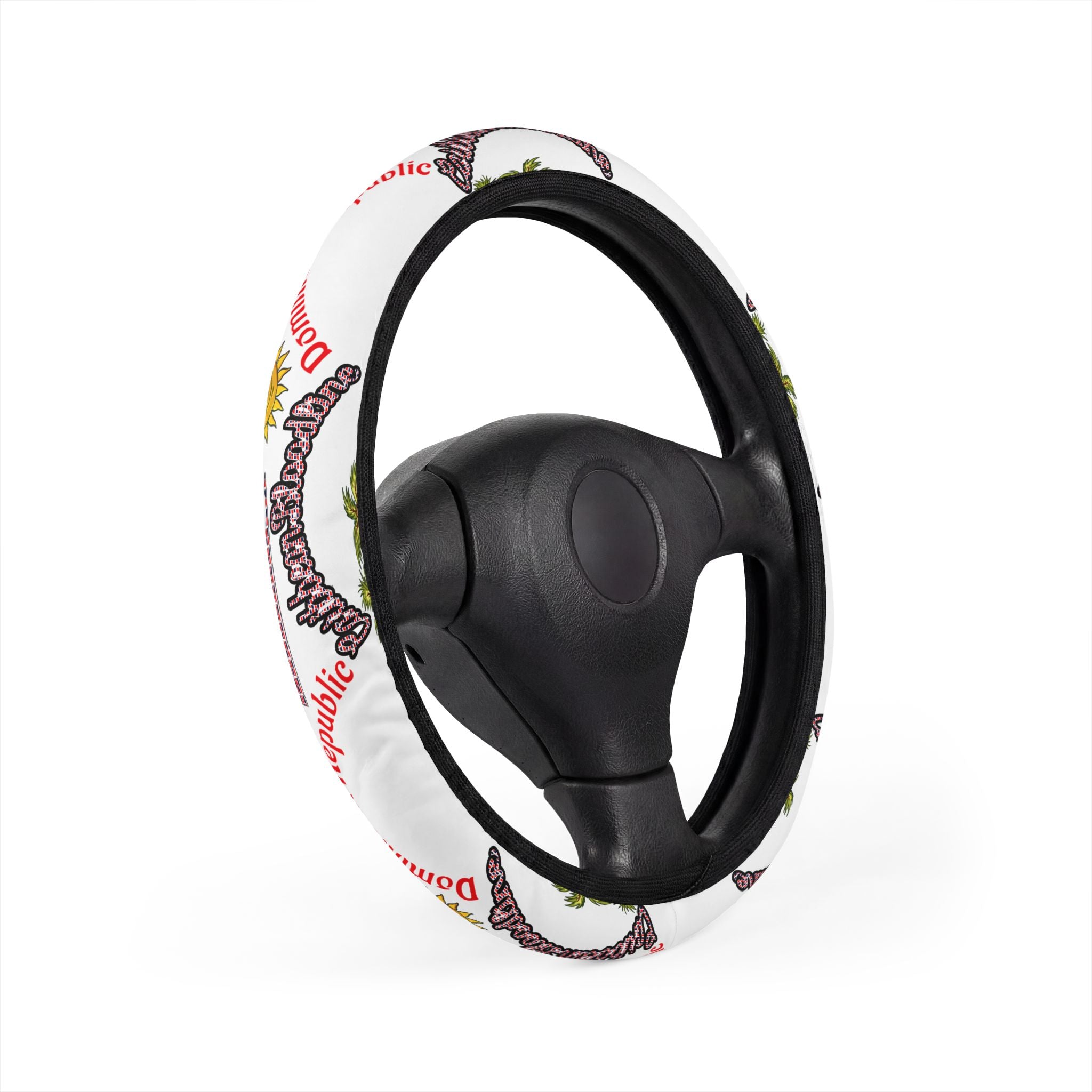 Dominican Republic Steering Wheel Cover
