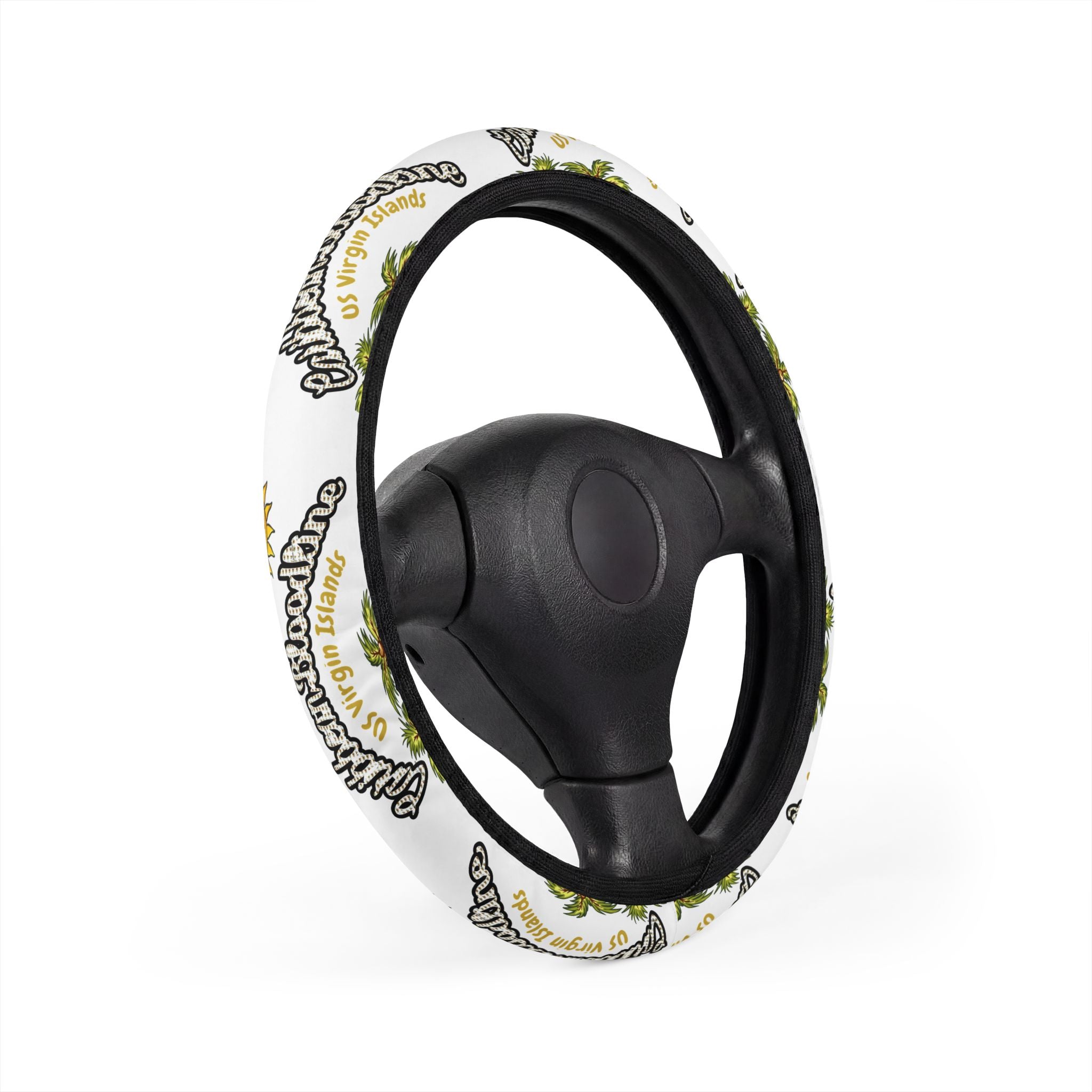 Virgin Islands Steering Wheel Cover