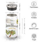 Stainless Steel Tumbler with Straw (All-Over Printing)