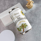 Stainless Steel Tumbler with Straw (All-Over Printing)