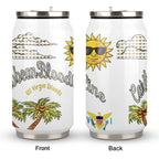 Stainless Steel Tumbler with Straw (All-Over Printing)