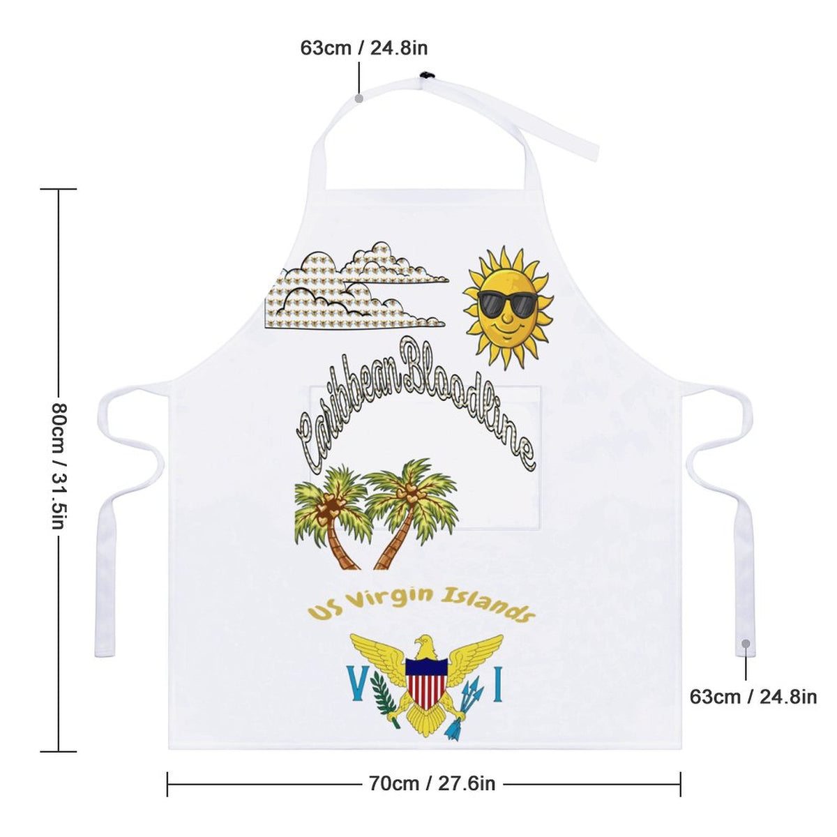 Adult Apron with Pocket